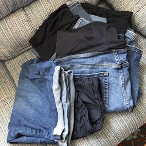 Maternity jeans & shorts Ingrid & Isabel size 18